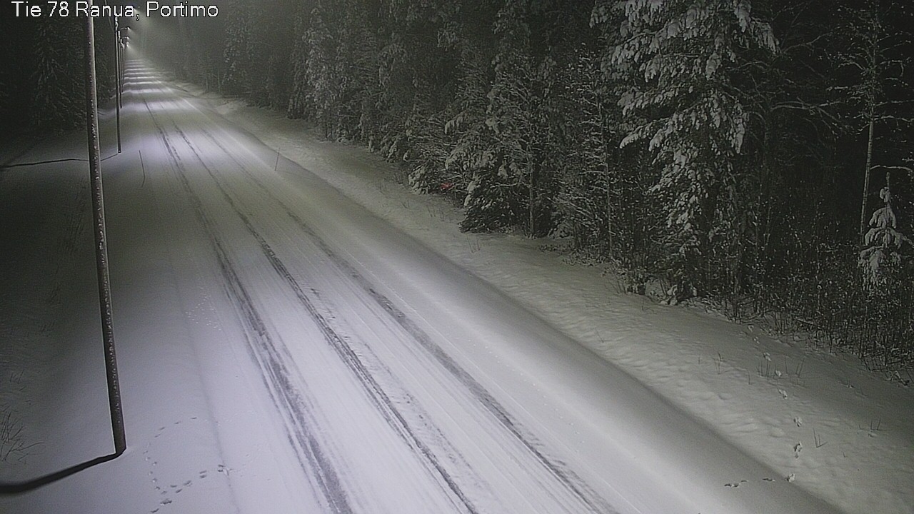 Weather Camera Image Väg 78_Ranua, Portimo, Ranua, Lappi