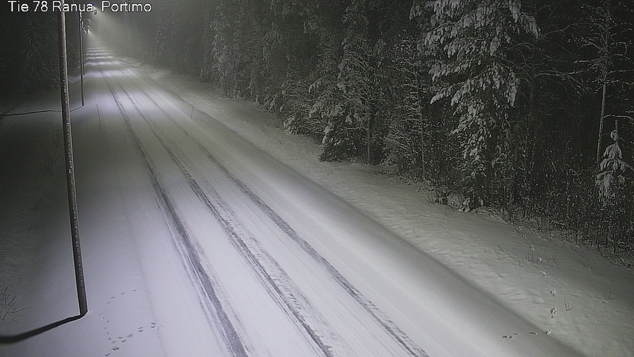 Weather Camera Image Väg 78_Ranua, Portimo, Ranua, Lappi