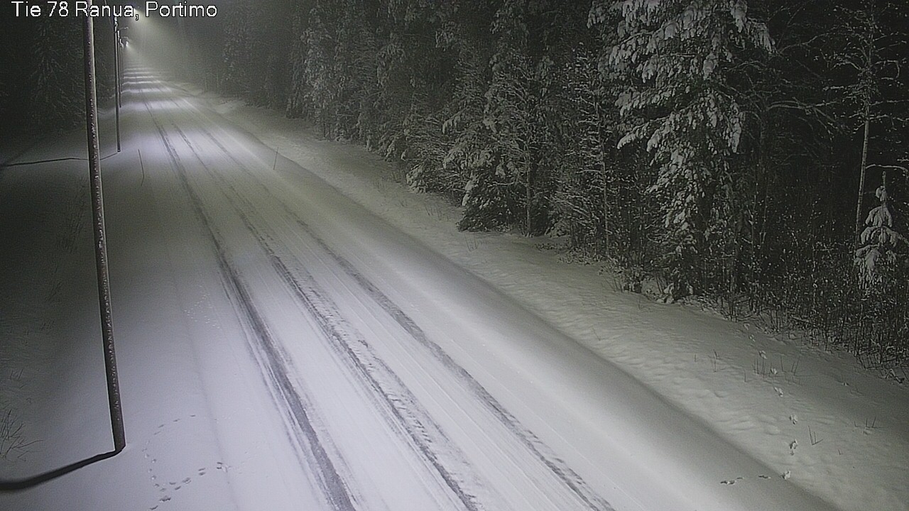 Weather Camera Image Väg 78_Ranua, Portimo, Ranua, Lappi