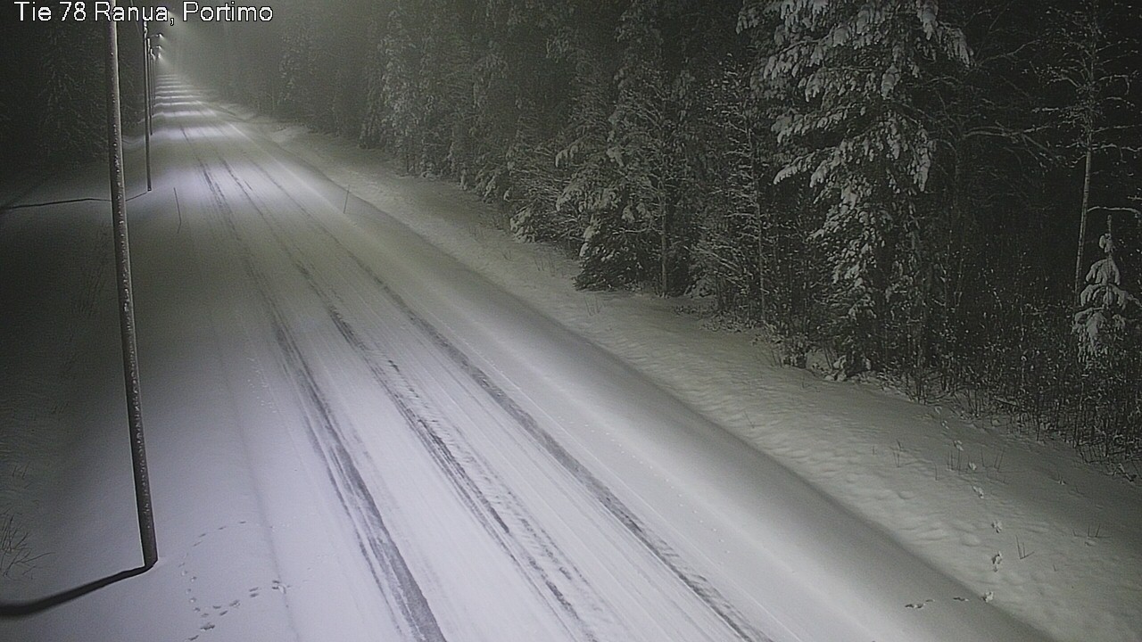 Weather Camera Image Väg 78_Ranua, Portimo, Ranua, Lappi