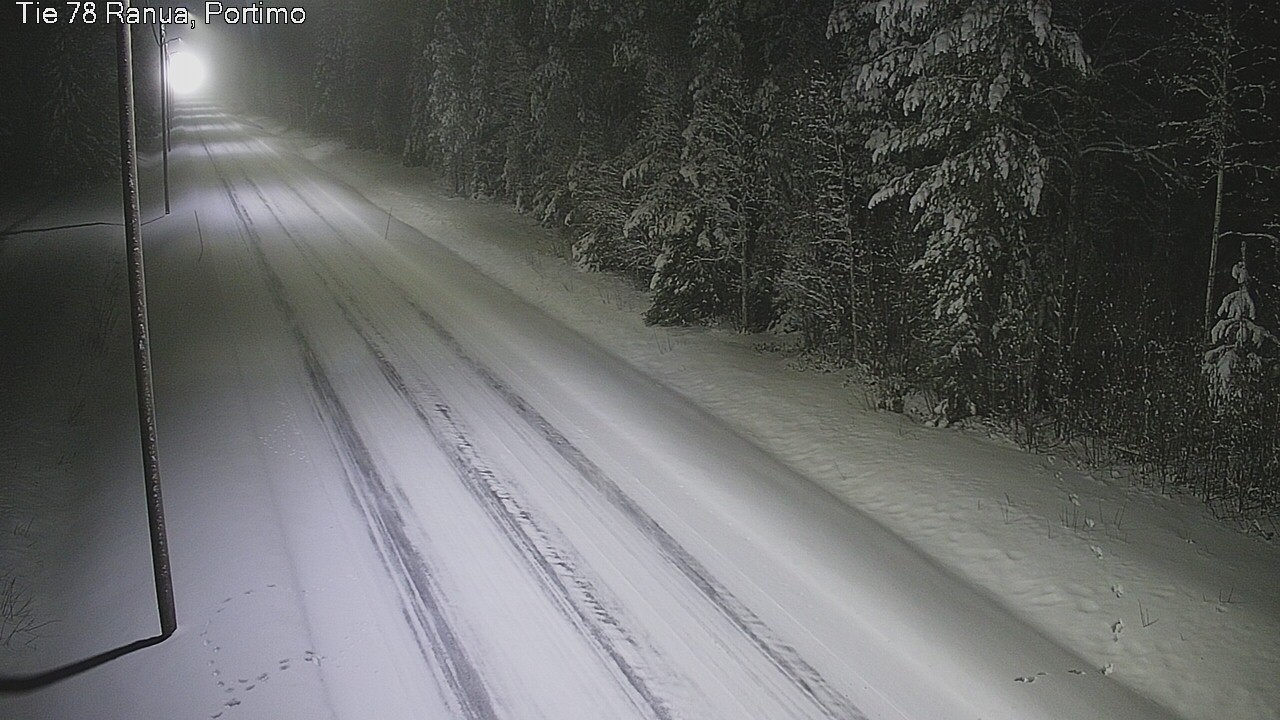 Weather Camera Image Väg 78_Ranua, Portimo, Ranua, Lappi
