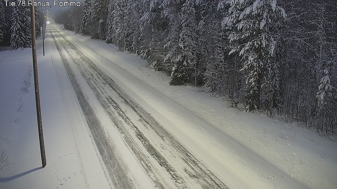 Weather Camera Image Väg 78_Ranua, Portimo, Ranua, Lappi