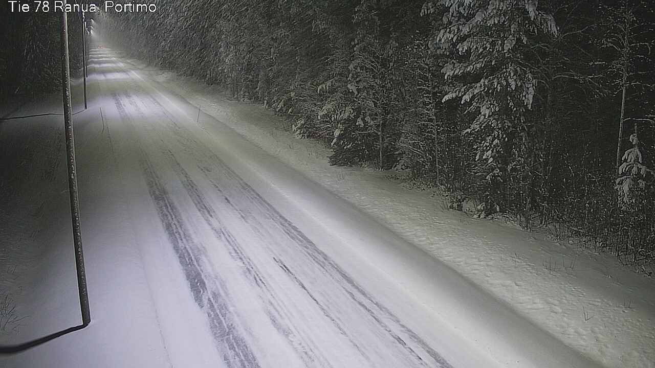 Weather Camera Image Väg 78_Ranua, Portimo, Ranua, Lappi