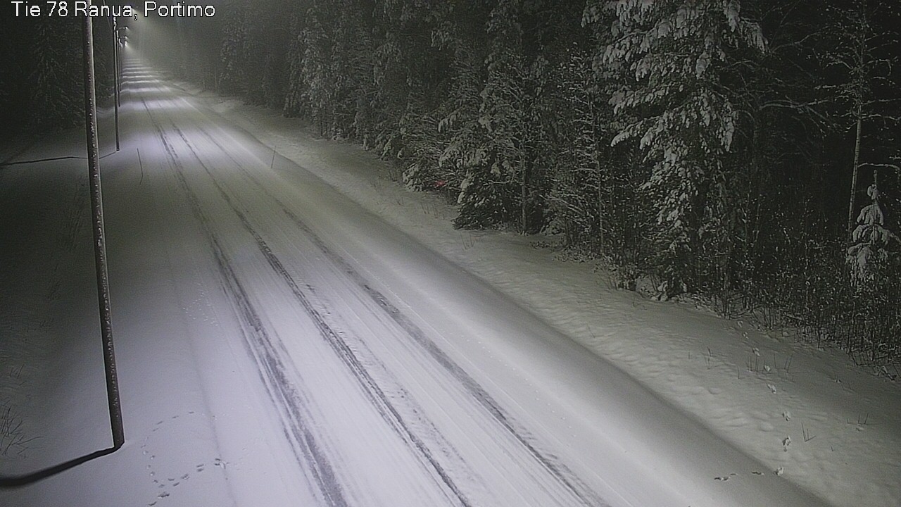 Weather Camera Image Väg 78_Ranua, Portimo, Ranua, Lappi