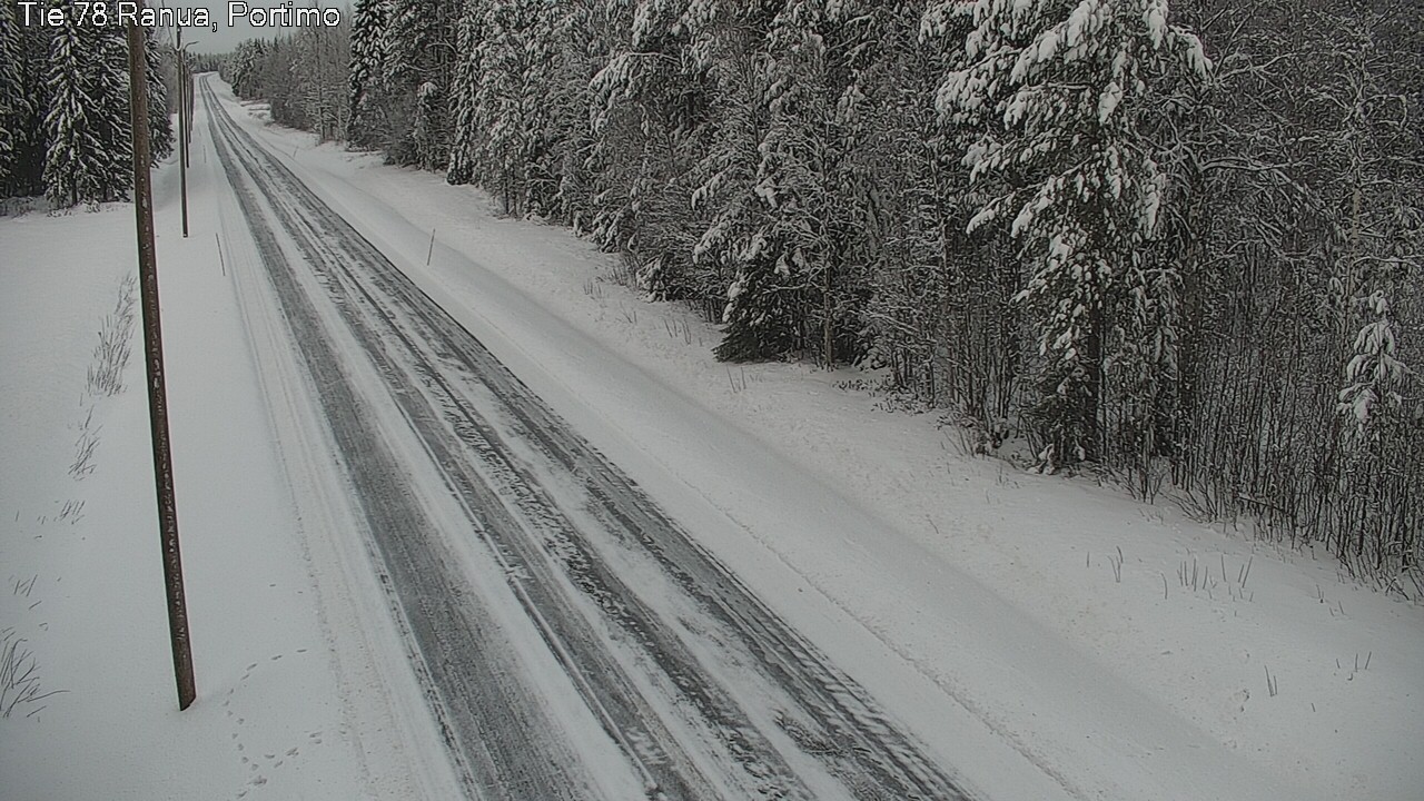 Weather Camera Image Väg 78_Ranua, Portimo, Ranua, Lappi