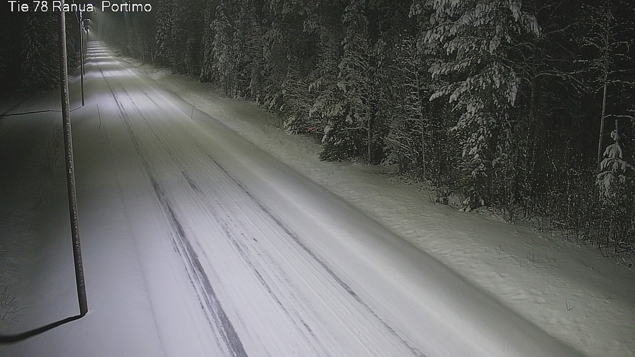 Weather Camera Image Väg 78_Ranua, Portimo, Ranua, Lappi