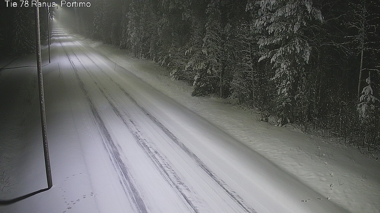 Weather Camera Image Väg 78_Ranua, Portimo, Ranua, Lappi