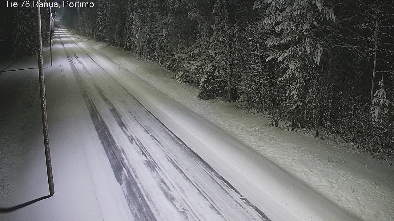 Weather Camera Image Väg 78_Ranua, Portimo, Ranua, Lappi