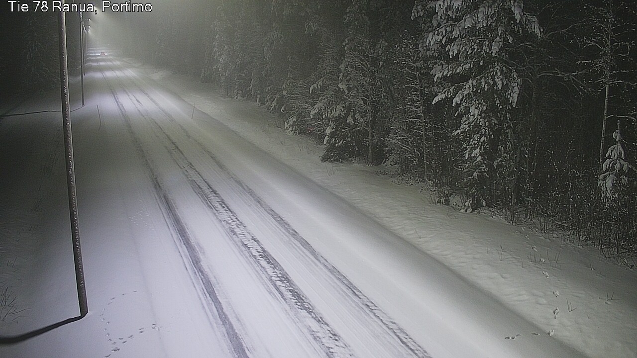 Weather Camera Image Väg 78_Ranua, Portimo, Ranua, Lappi