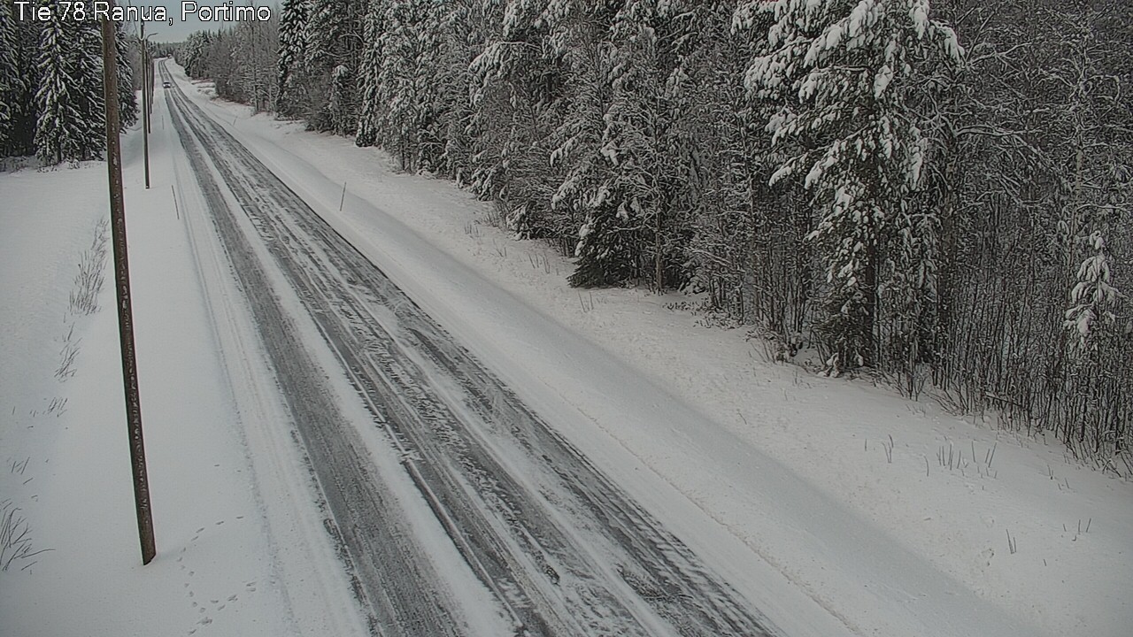 Weather Camera Image Väg 78_Ranua, Portimo, Ranua, Lappi