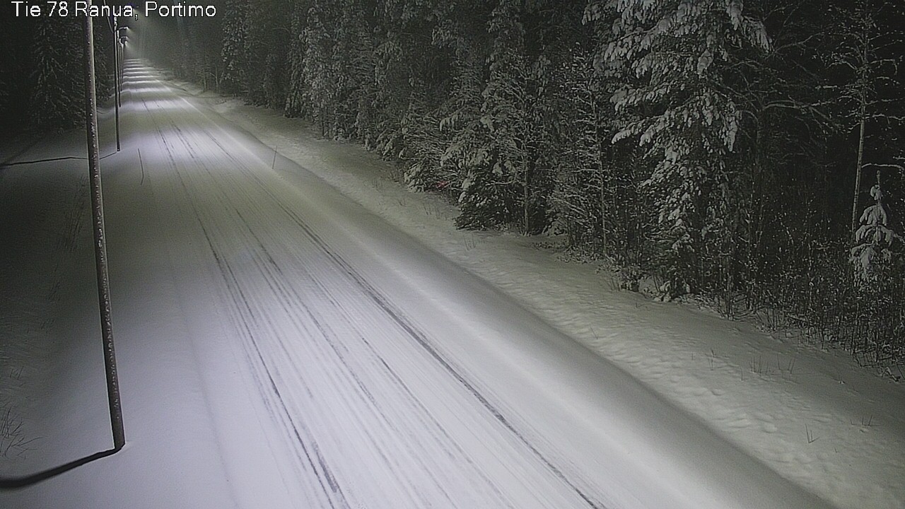 Weather Camera Image Väg 78_Ranua, Portimo, Ranua, Lappi