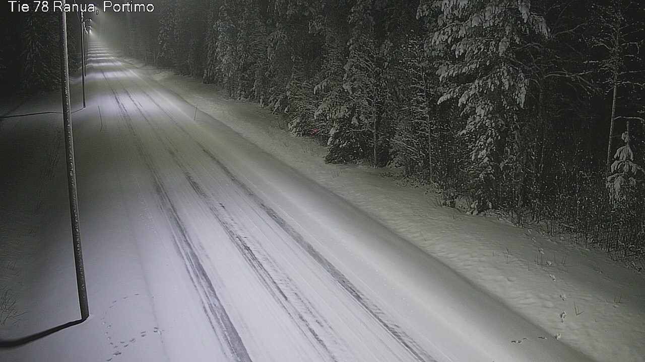 Weather Camera Image Väg 78_Ranua, Portimo, Ranua, Lappi