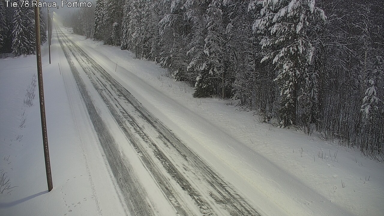Weather Camera Image Väg 78_Ranua, Portimo, Ranua, Lappi