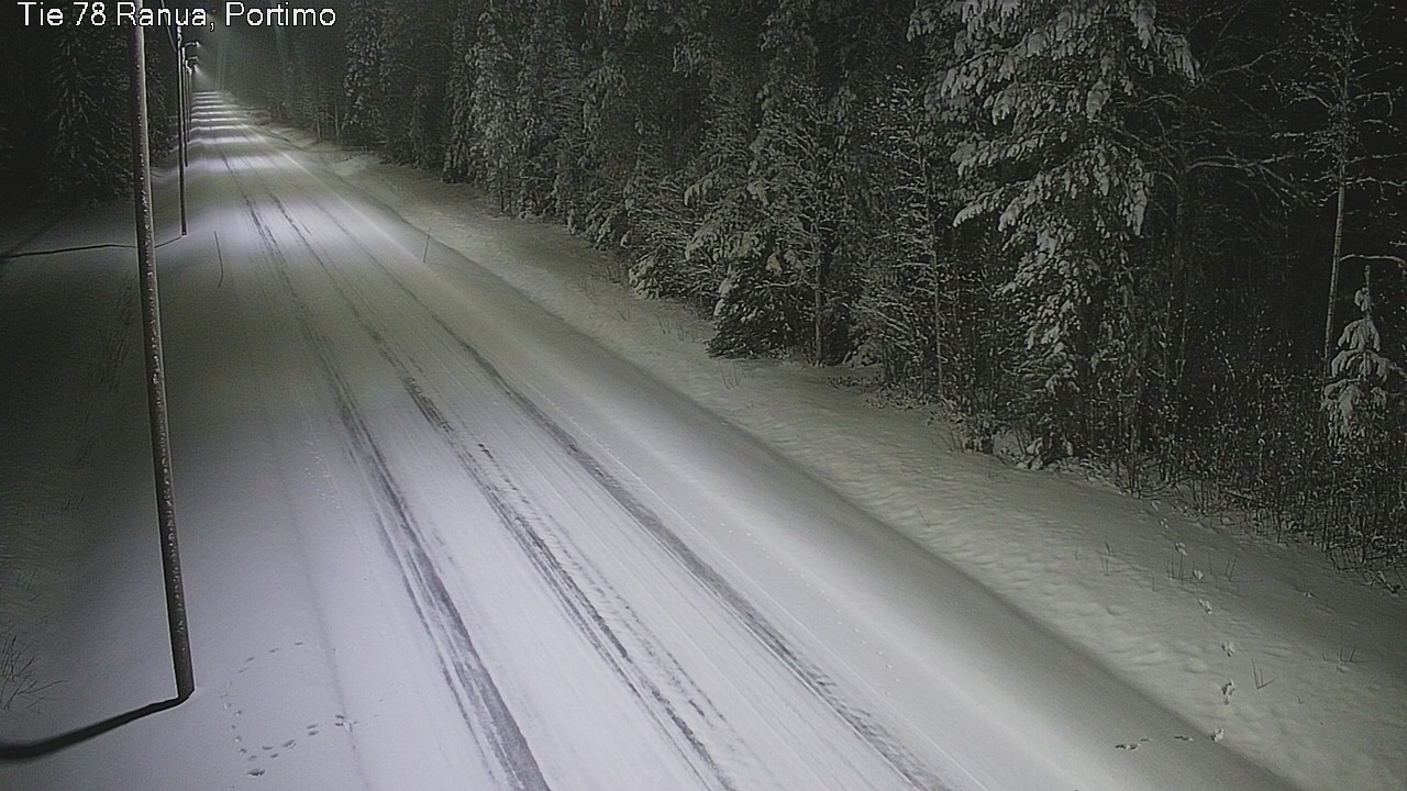 Weather Camera Image Väg 78_Ranua, Portimo, Ranua, Lappi