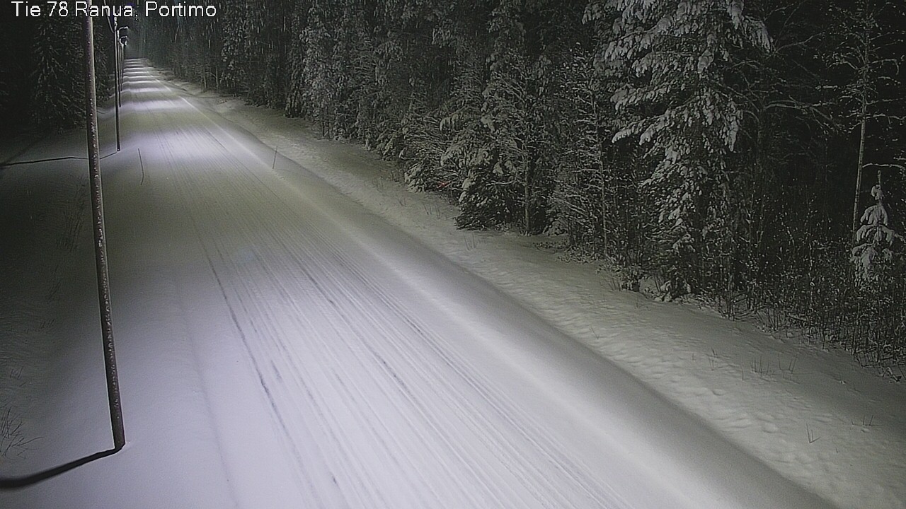 Weather Camera Image Väg 78_Ranua, Portimo, Ranua, Lappi