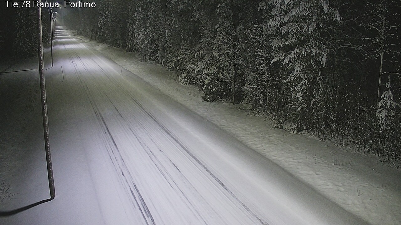 Weather Camera Image Väg 78_Ranua, Portimo, Ranua, Lappi