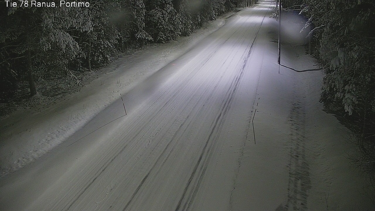 Weather Camera Image Väg 78_Ranua, Portimo, Ranua, Lappi
