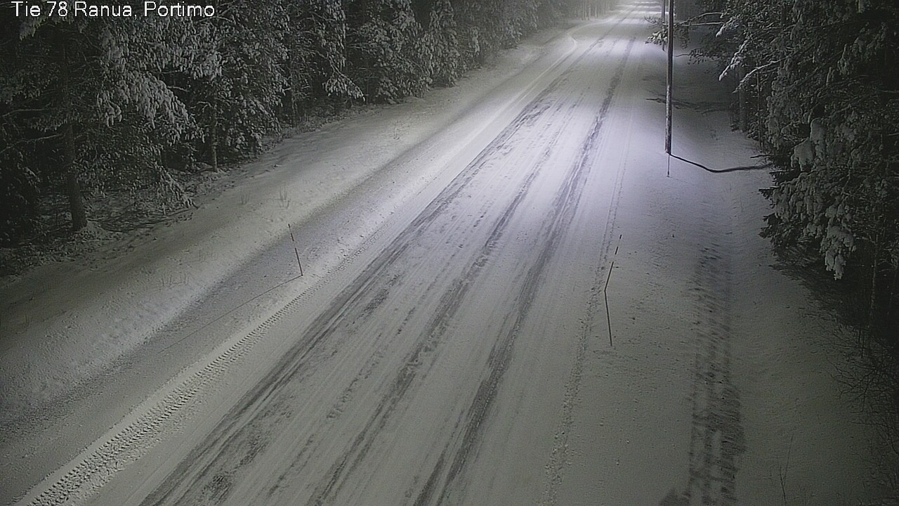 Weather Camera Image Väg 78_Ranua, Portimo, Ranua, Lappi