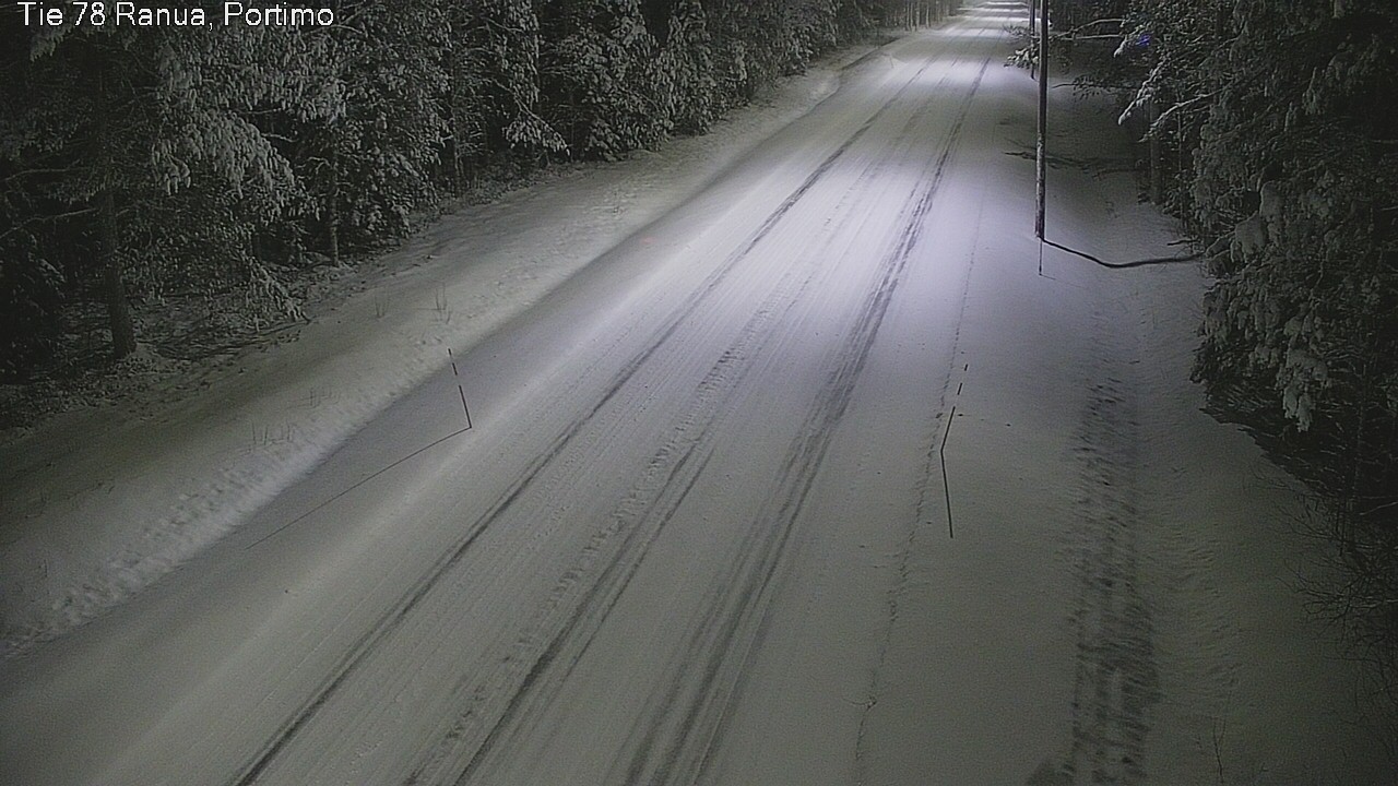 Weather Camera Image Väg 78_Ranua, Portimo, Ranua, Lappi