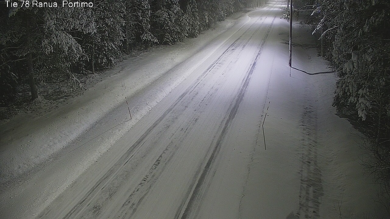 Weather Camera Image Väg 78_Ranua, Portimo, Ranua, Lappi