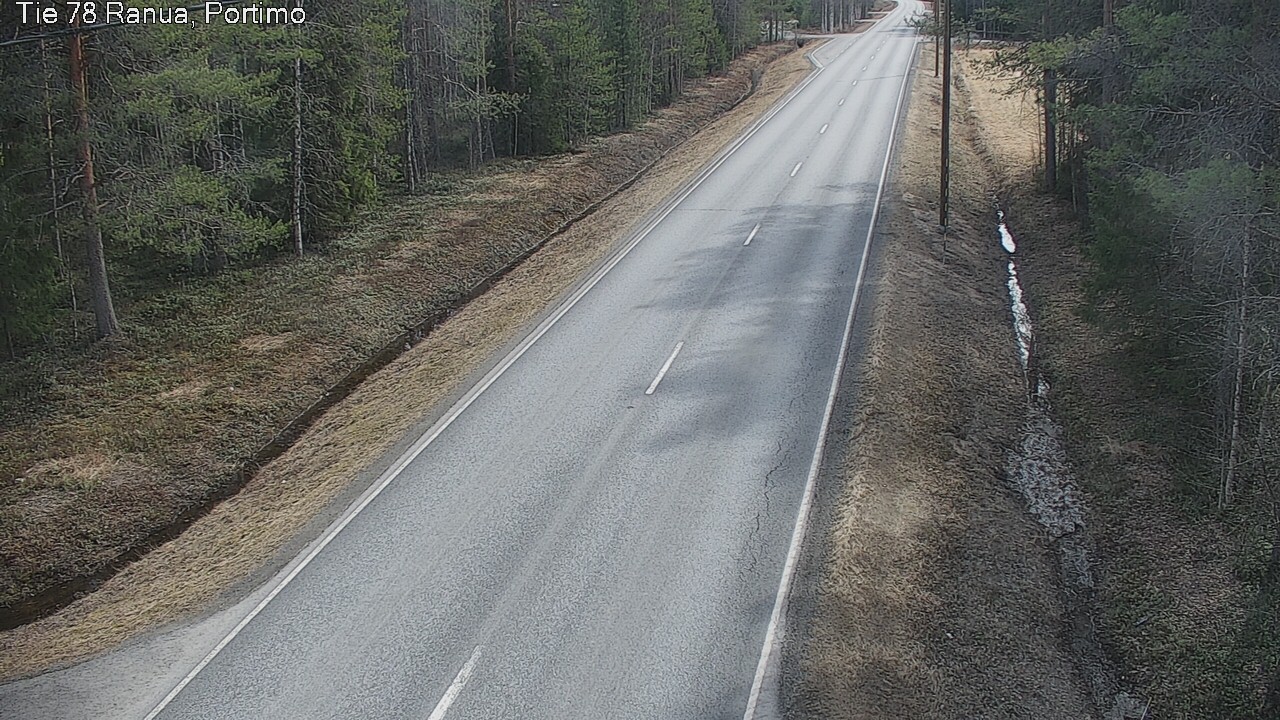 Weather Camera Image Road 78_Ranua, Portimo, Ranua, Lappi