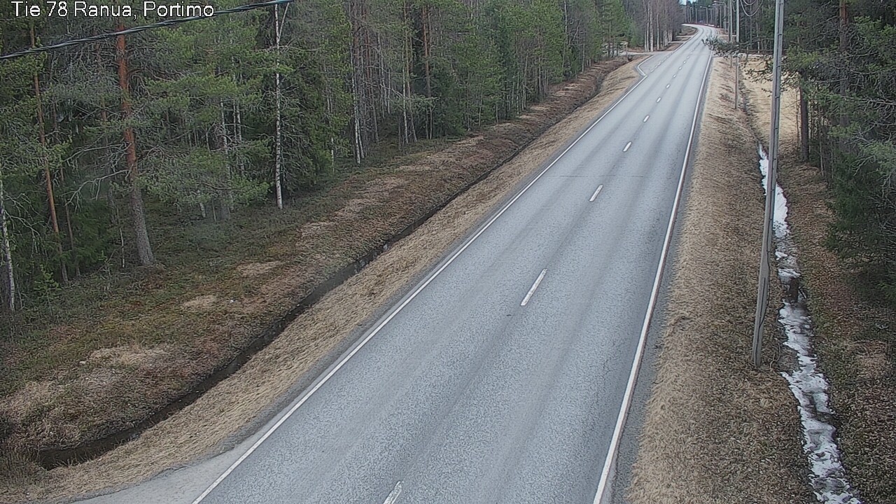 Weather Camera Image Road 78_Ranua, Portimo, Ranua, Lappi