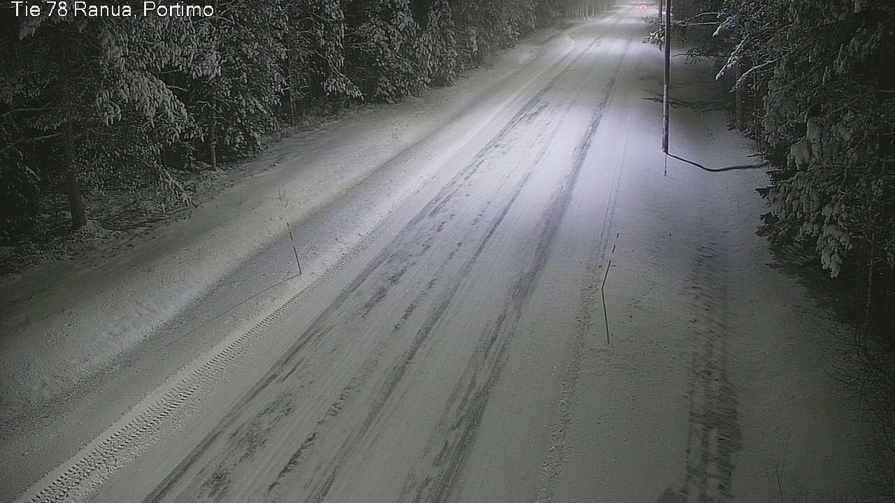 Weather Camera Image Väg 78_Ranua, Portimo, Ranua, Lappi