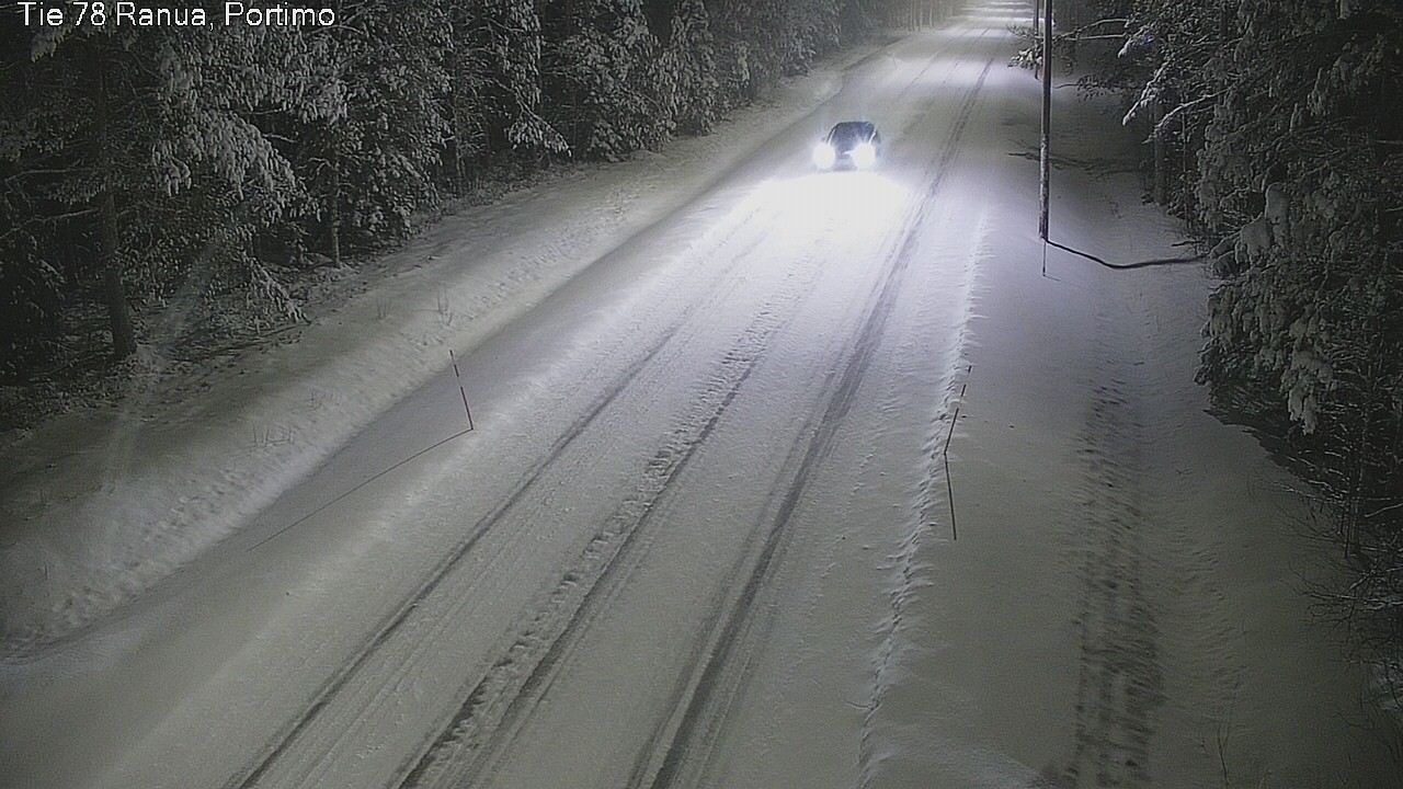 Weather Camera Image Väg 78_Ranua, Portimo, Ranua, Lappi