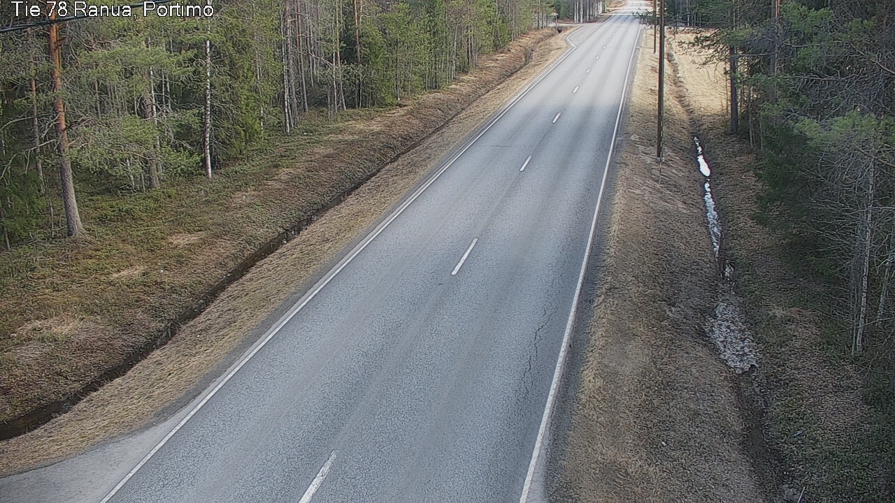 Weather Camera Image Road 78_Ranua, Portimo, Ranua, Lappi