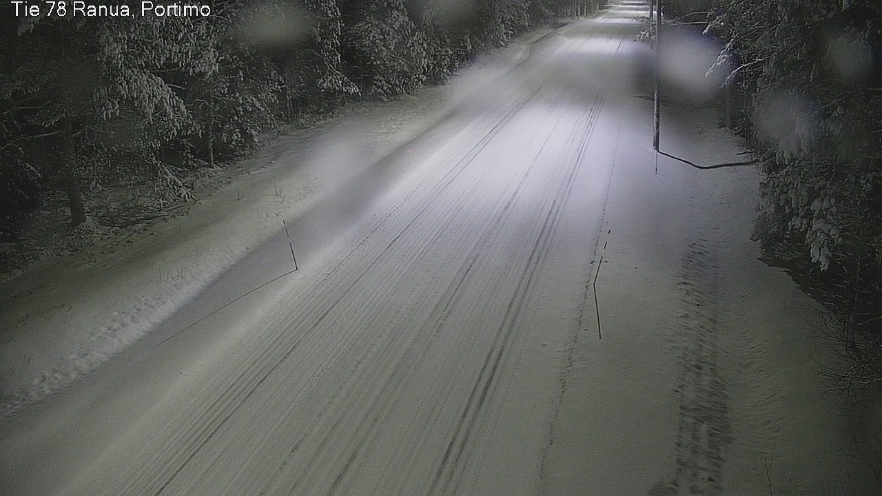 Weather Camera Image Väg 78_Ranua, Portimo, Ranua, Lappi