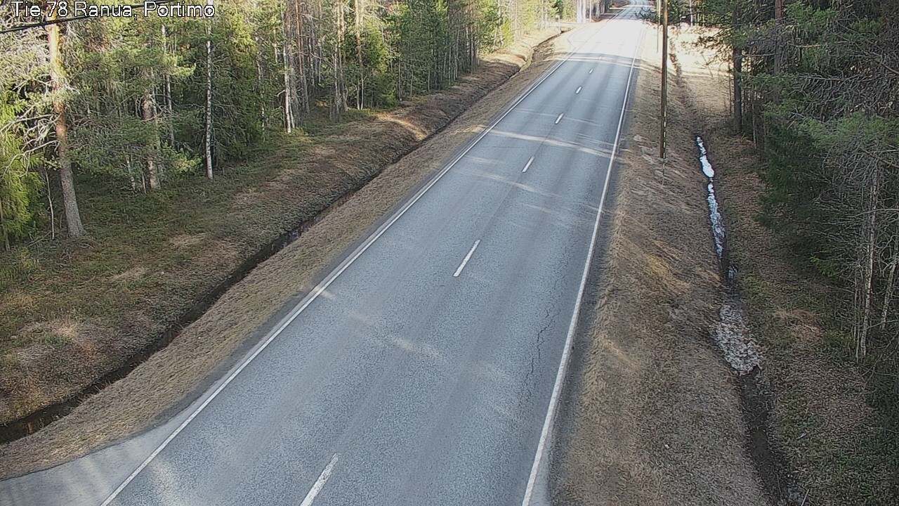 Weather Camera Image Road 78_Ranua, Portimo, Ranua, Lappi