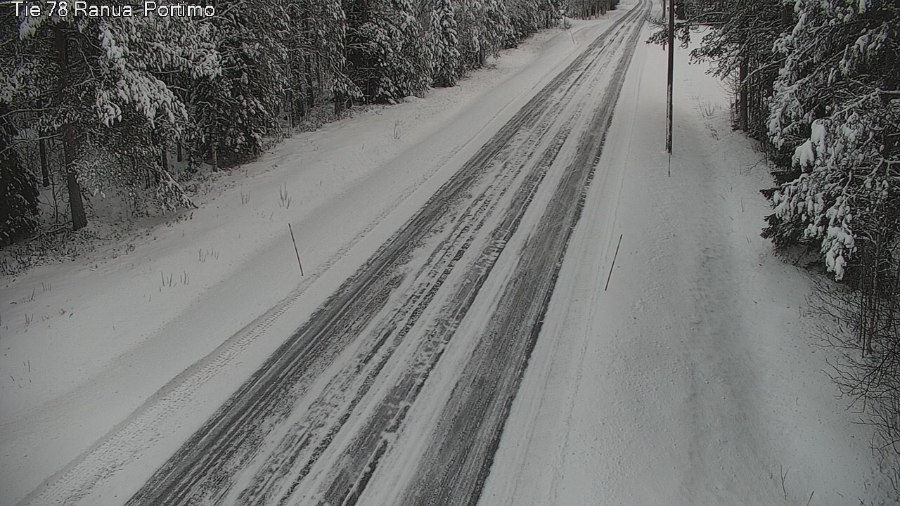 Weather Camera Image Väg 78_Ranua, Portimo, Ranua, Lappi