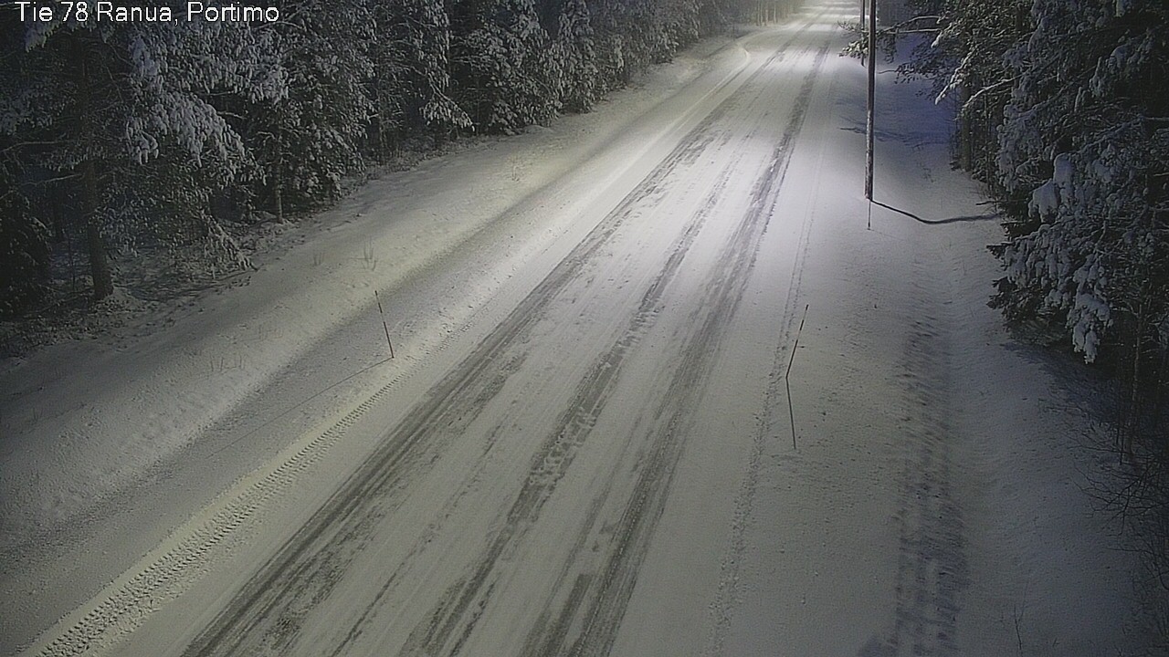 Weather Camera Image Väg 78_Ranua, Portimo, Ranua, Lappi