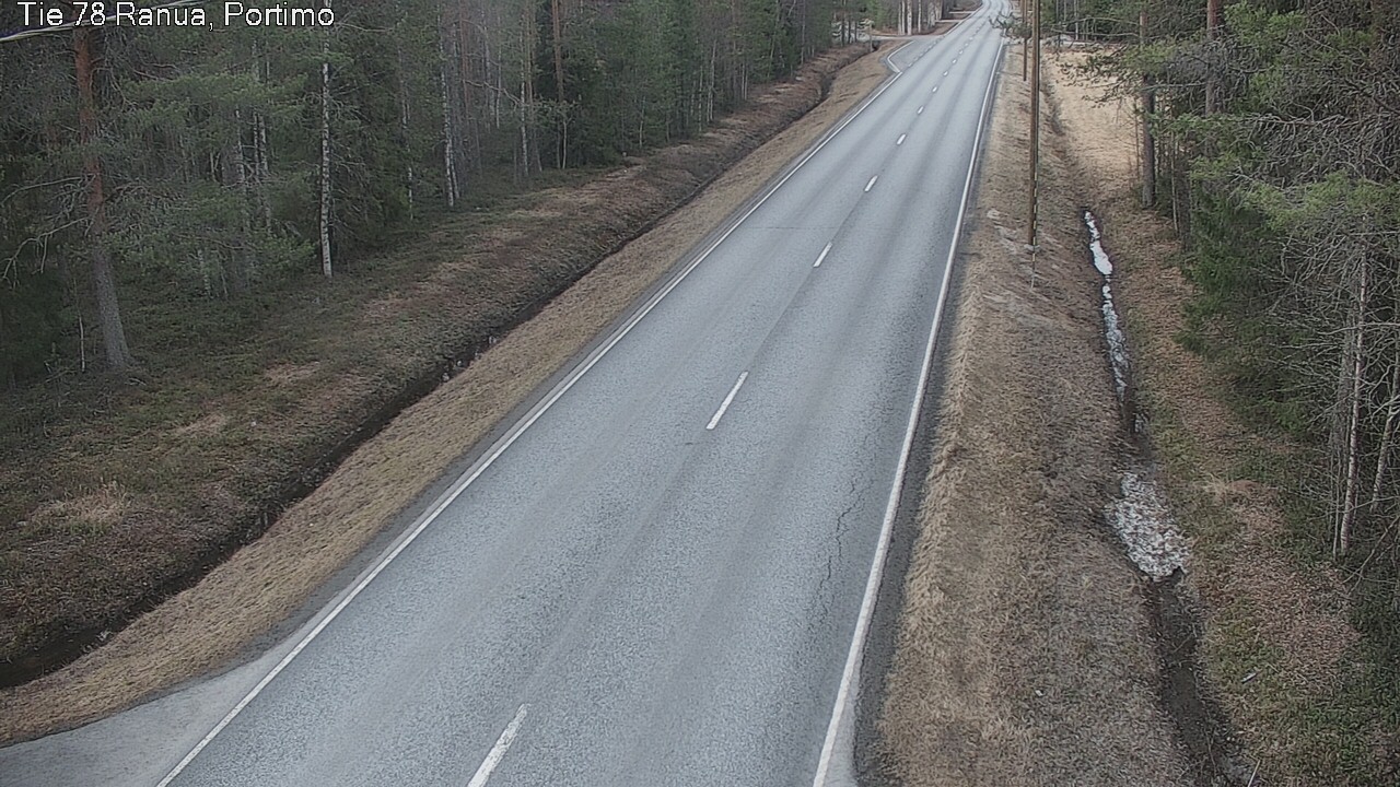Weather Camera Image Väg 78_Ranua, Portimo, Ranua, Lappi