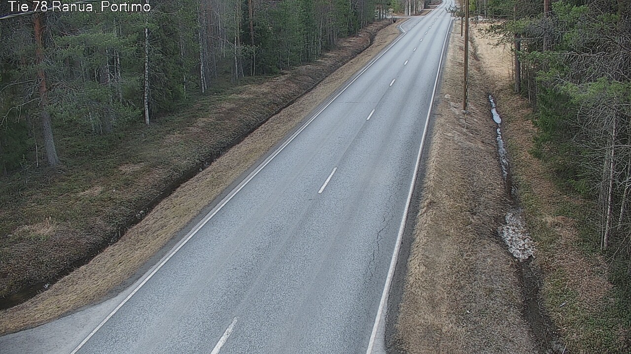 Weather Camera Image Väg 78_Ranua, Portimo, Ranua, Lappi