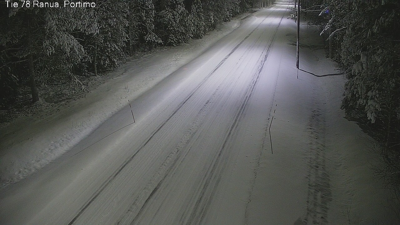 Weather Camera Image Väg 78_Ranua, Portimo, Ranua, Lappi