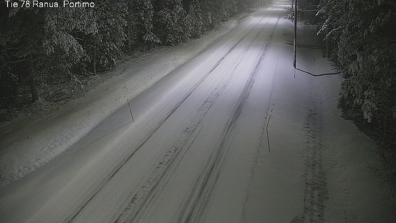 Weather Camera Image Väg 78_Ranua, Portimo, Ranua, Lappi