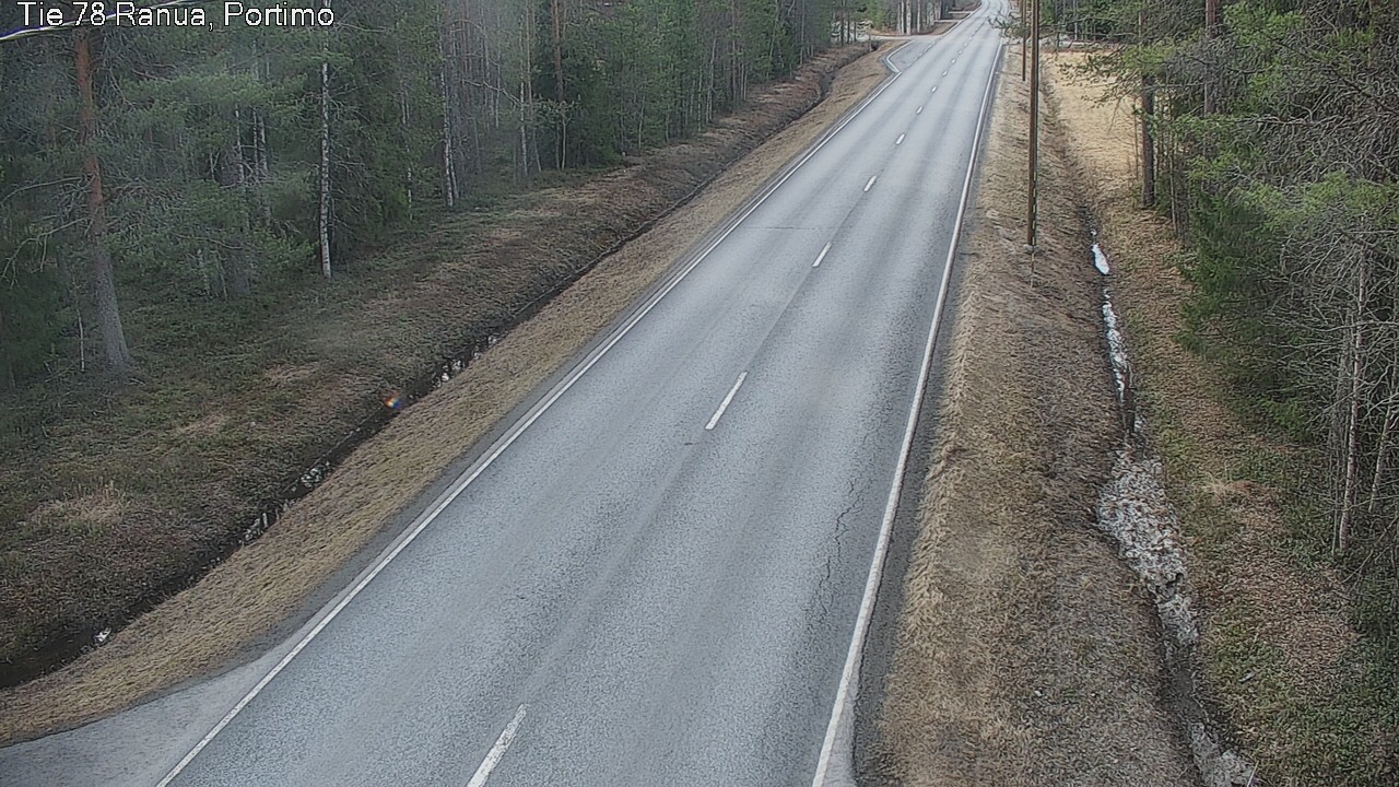 Weather Camera Image Road 78_Ranua, Portimo, Ranua, Lappi