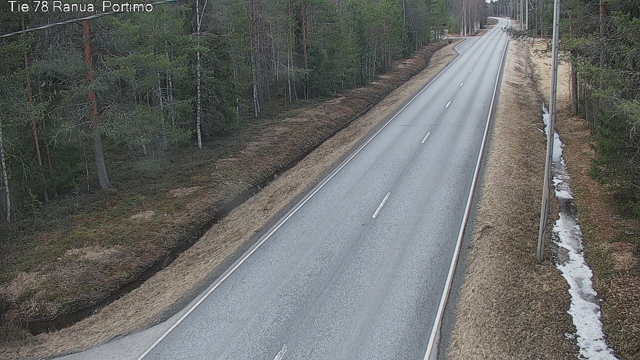 Weather Camera Image Road 78_Ranua, Portimo, Ranua, Lappi