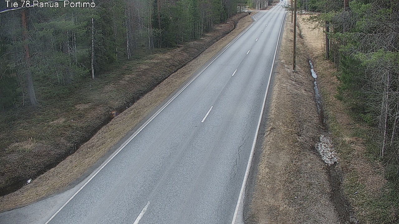 Weather Camera Image Väg 78_Ranua, Portimo, Ranua, Lappi