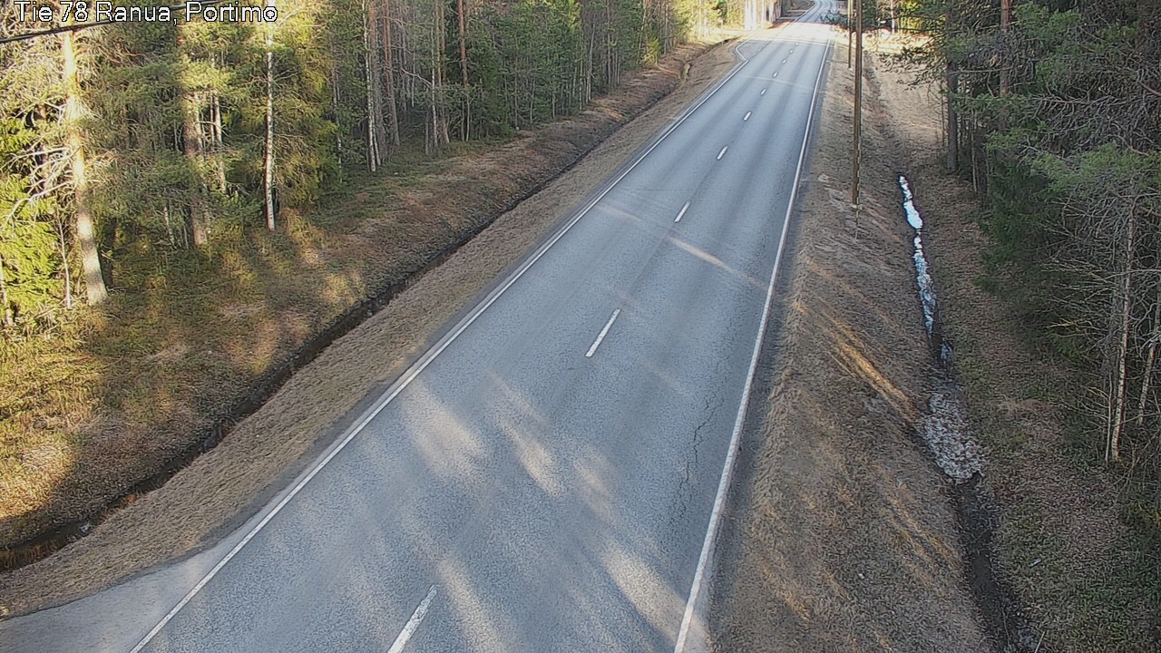 Weather Camera Image Väg 78_Ranua, Portimo, Ranua, Lappi