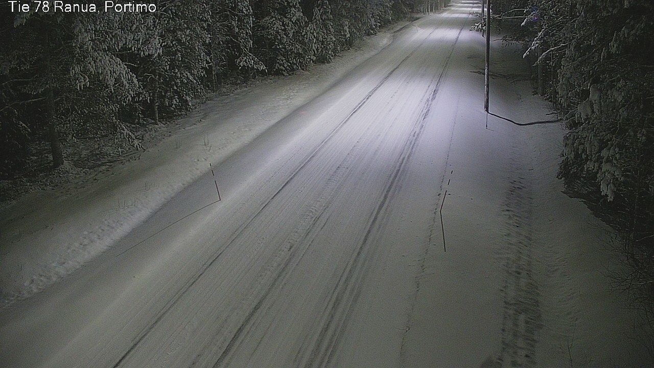 Weather Camera Image Väg 78_Ranua, Portimo, Ranua, Lappi