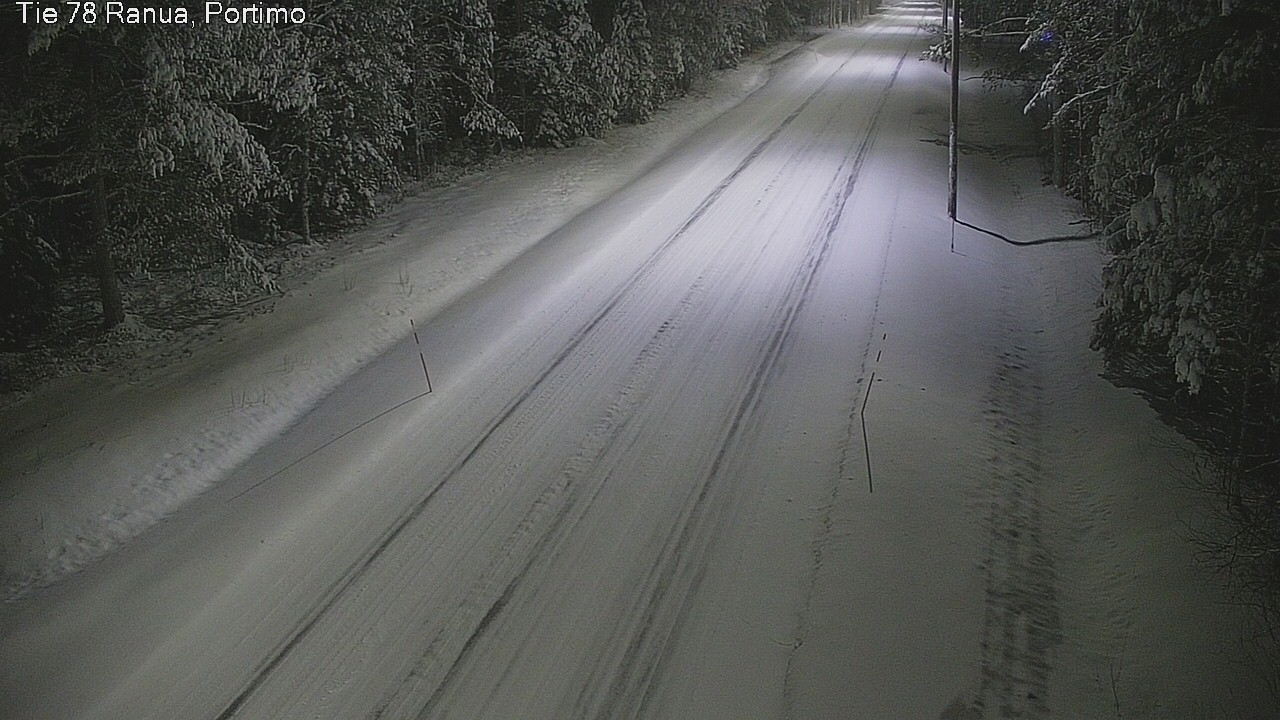Weather Camera Image Väg 78_Ranua, Portimo, Ranua, Lappi
