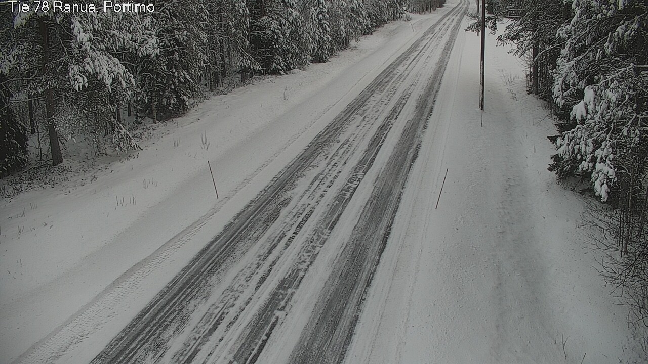 Weather Camera Image Väg 78_Ranua, Portimo, Ranua, Lappi