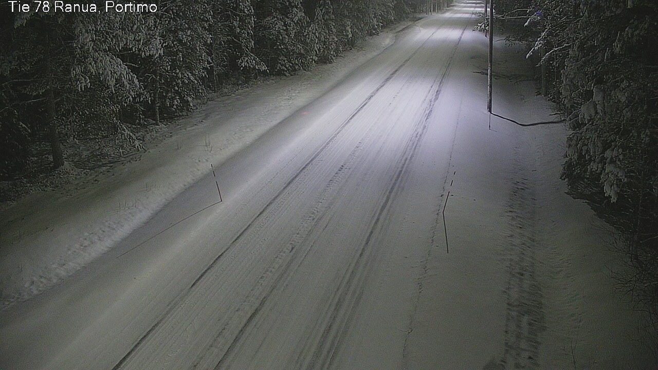 Weather Camera Image Väg 78_Ranua, Portimo, Ranua, Lappi