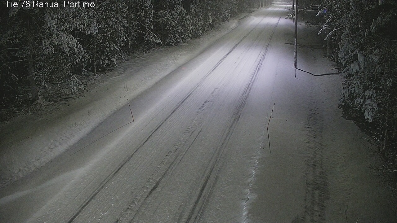 Weather Camera Image Väg 78_Ranua, Portimo, Ranua, Lappi
