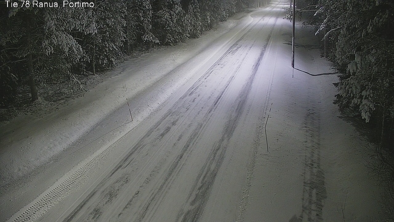 Weather Camera Image Väg 78_Ranua, Portimo, Ranua, Lappi