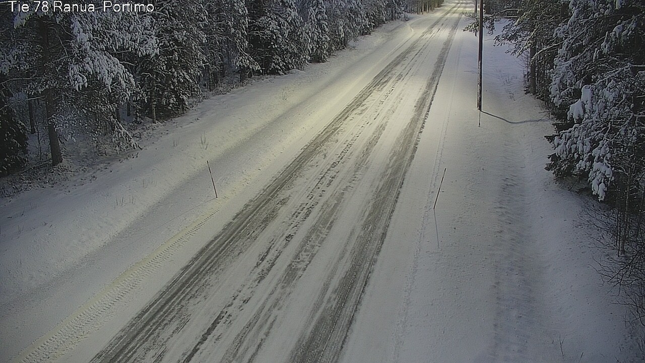 Weather Camera Image Väg 78_Ranua, Portimo, Ranua, Lappi