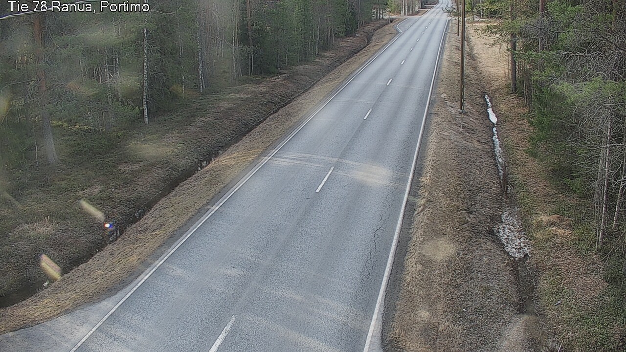 Weather Camera Image Väg 78_Ranua, Portimo, Ranua, Lappi