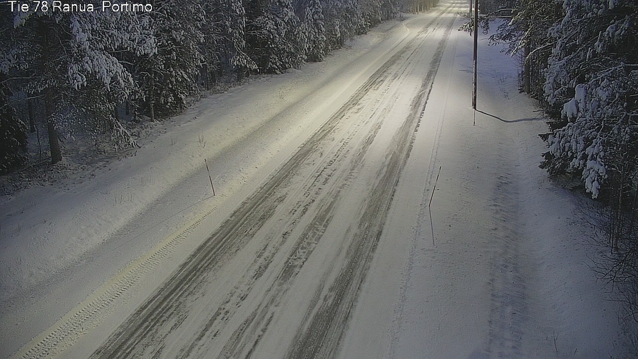 Weather Camera Image Väg 78_Ranua, Portimo, Ranua, Lappi
